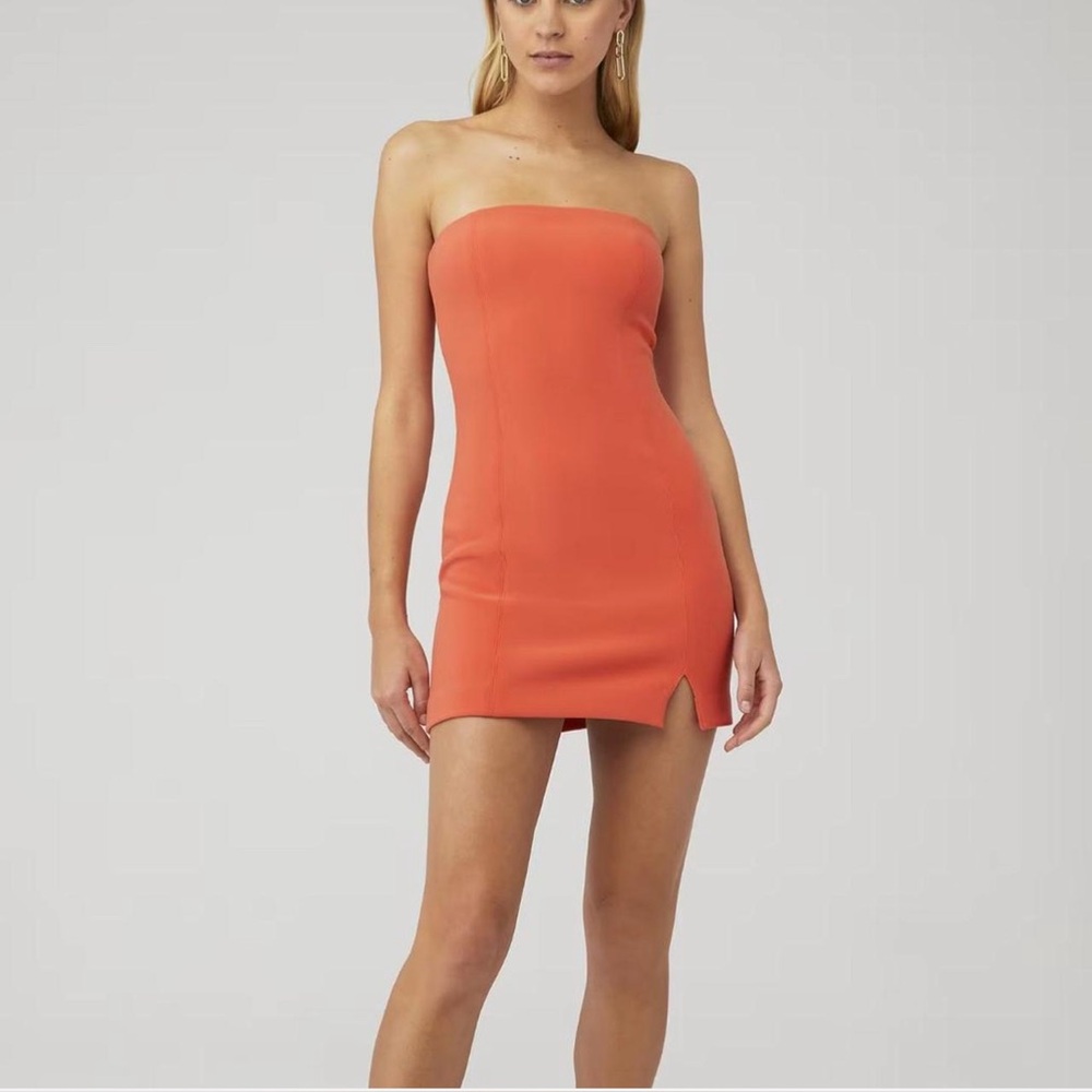 Bec + Bridge Cecile Mini Dress in Blood Orange Size 6 NEVER WORN